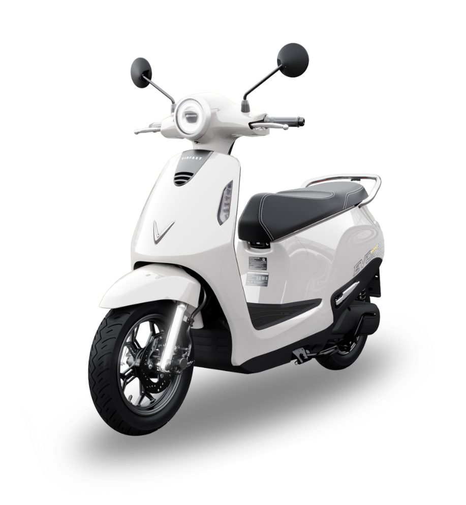Xe máy điện VinFast EVO Grand trắng ngọc trai