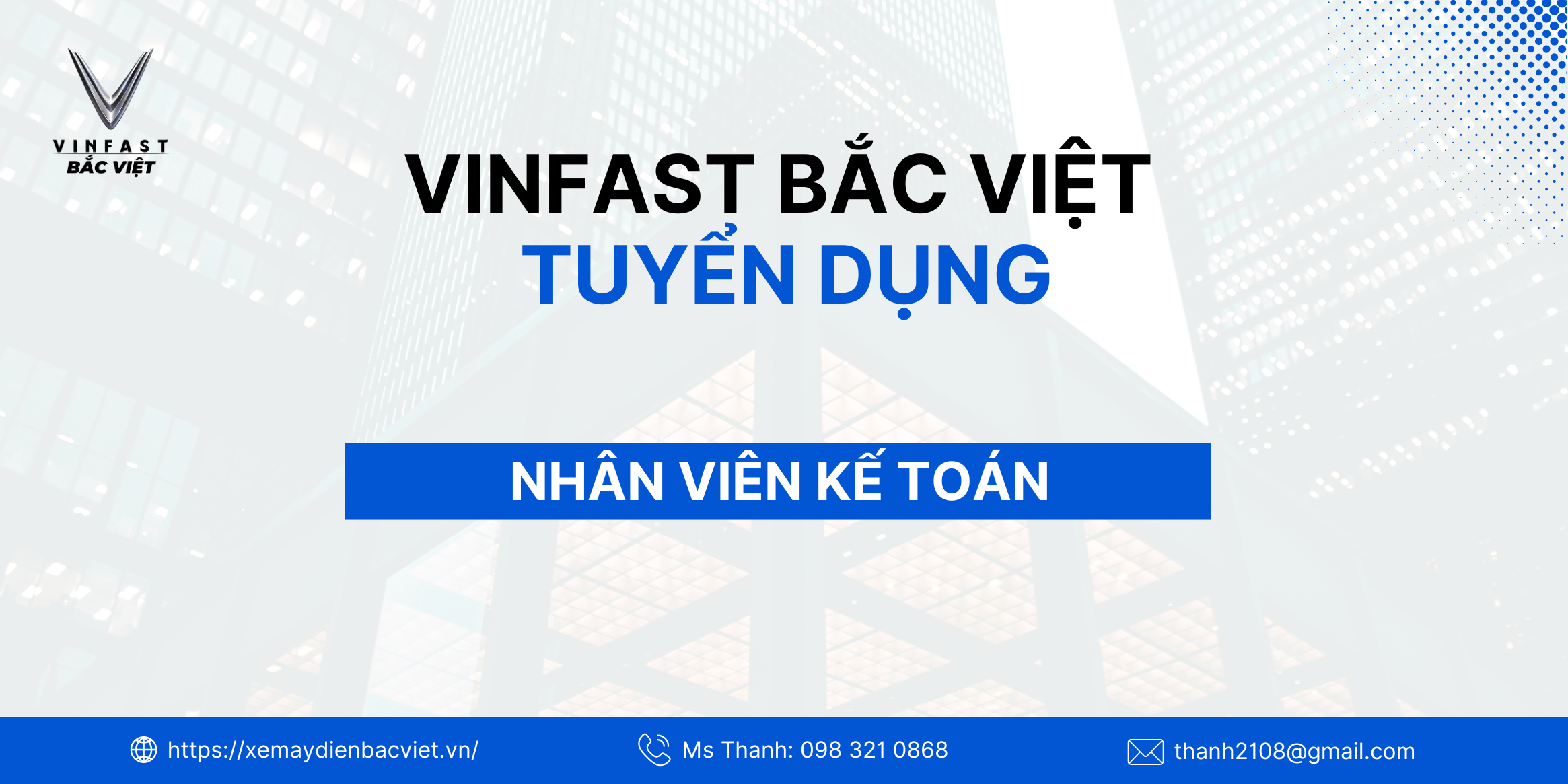 tuyển dụng kế toán VinFast Bắc Việt