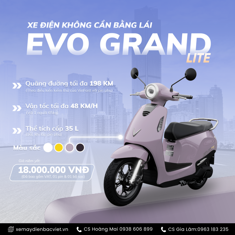 Bao nhiêu tuổi được đi xe máy điện -xe máy điện không cần bằng lái