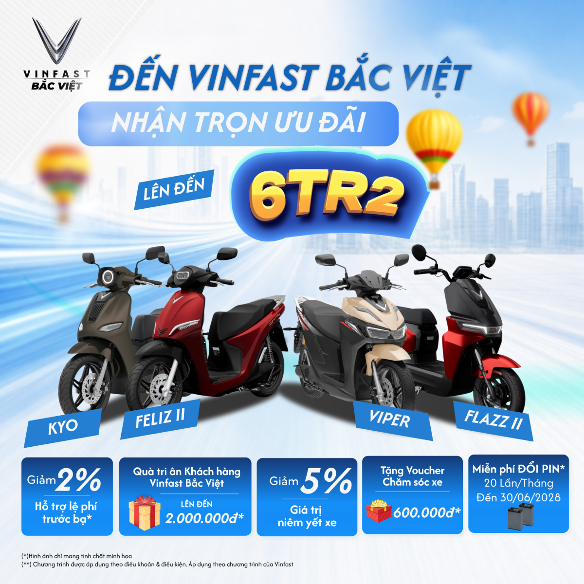 Kèm theo nhiều ưu đãi khác