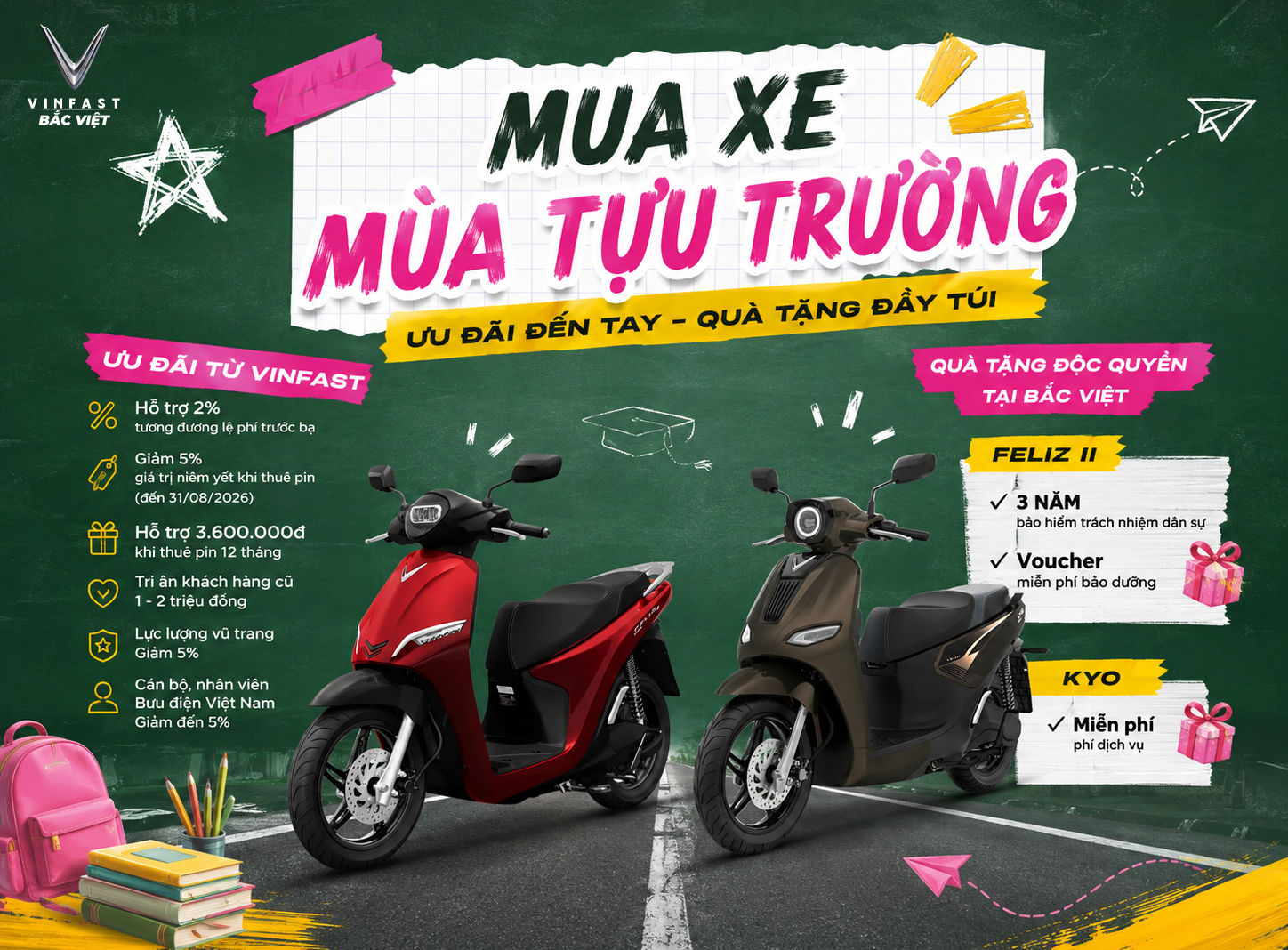 Mua xe mùa tựu trường