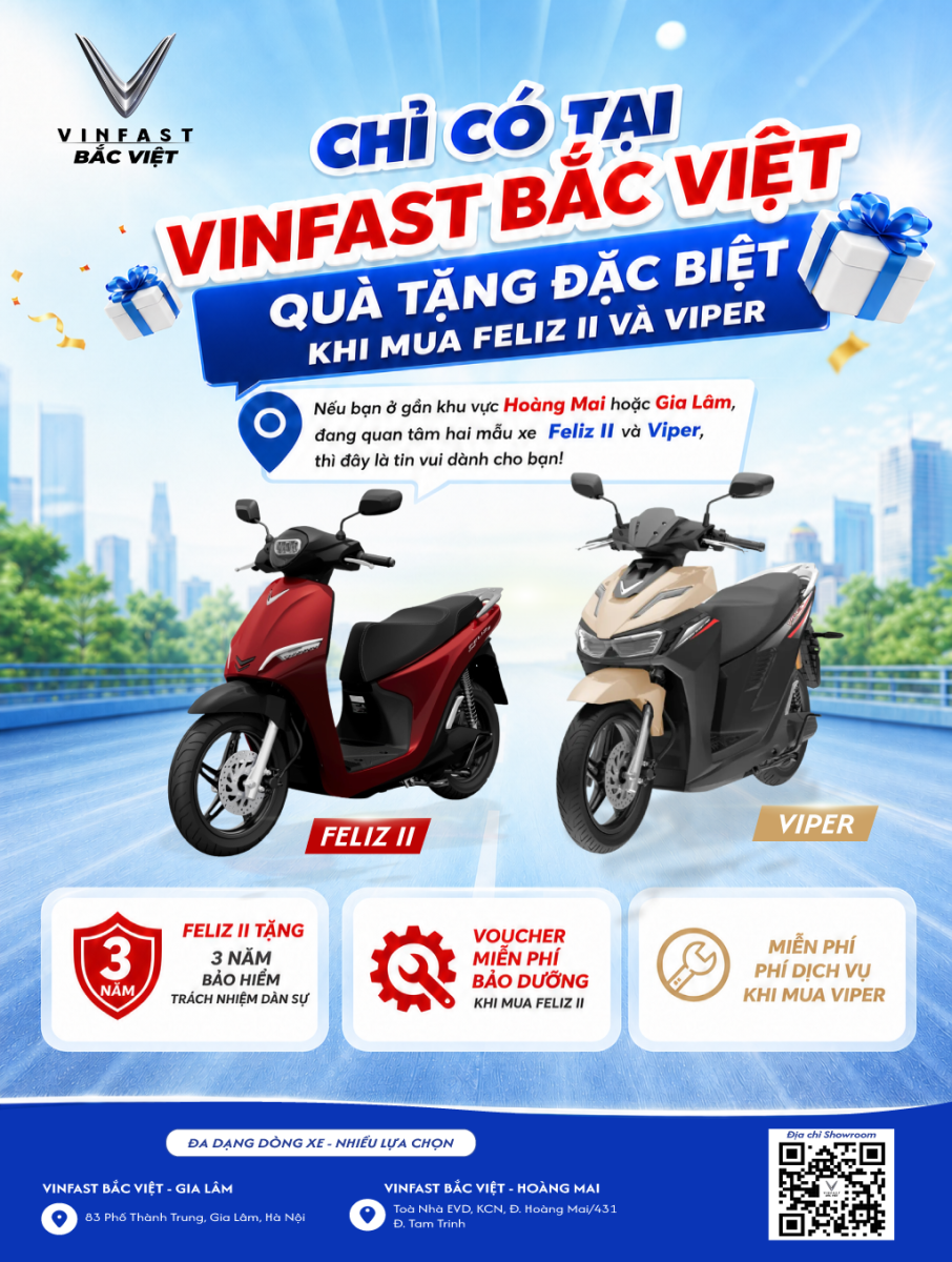 Ưu đãi riêng của Vinfast Bắc Việt